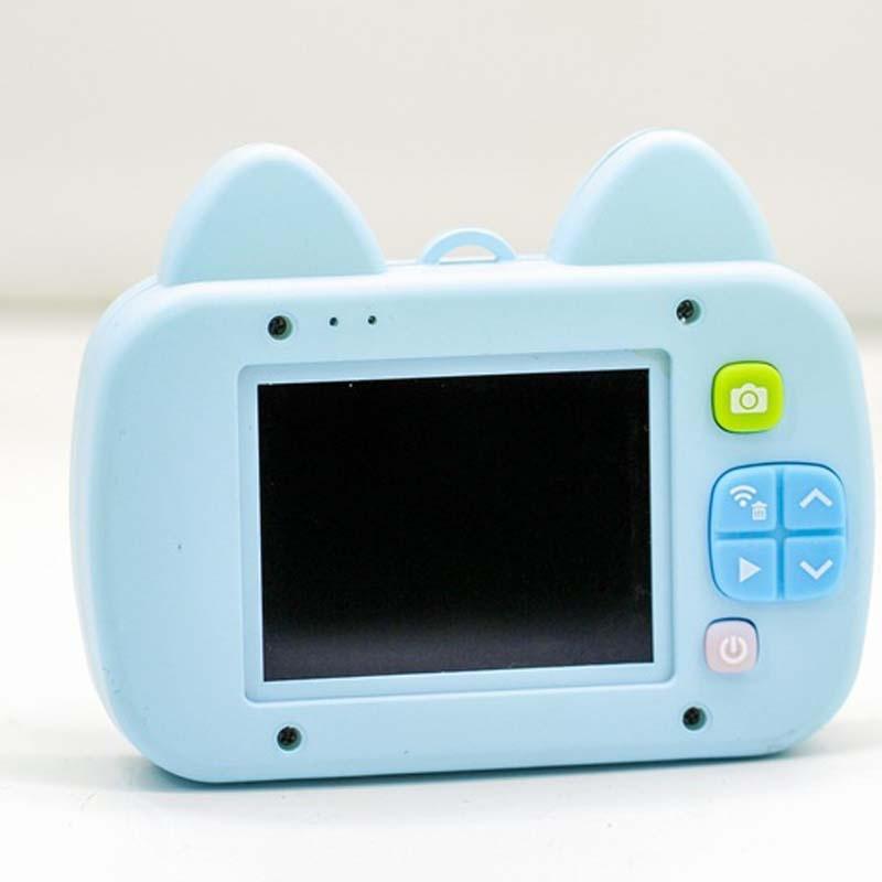 2.0 Hd Screen Wifi Children's Digital Camera with 12mp Cartoon Design and Fun Photography - 2 Screen Wifi Cartoon Design Fun Photography - Sky Blue