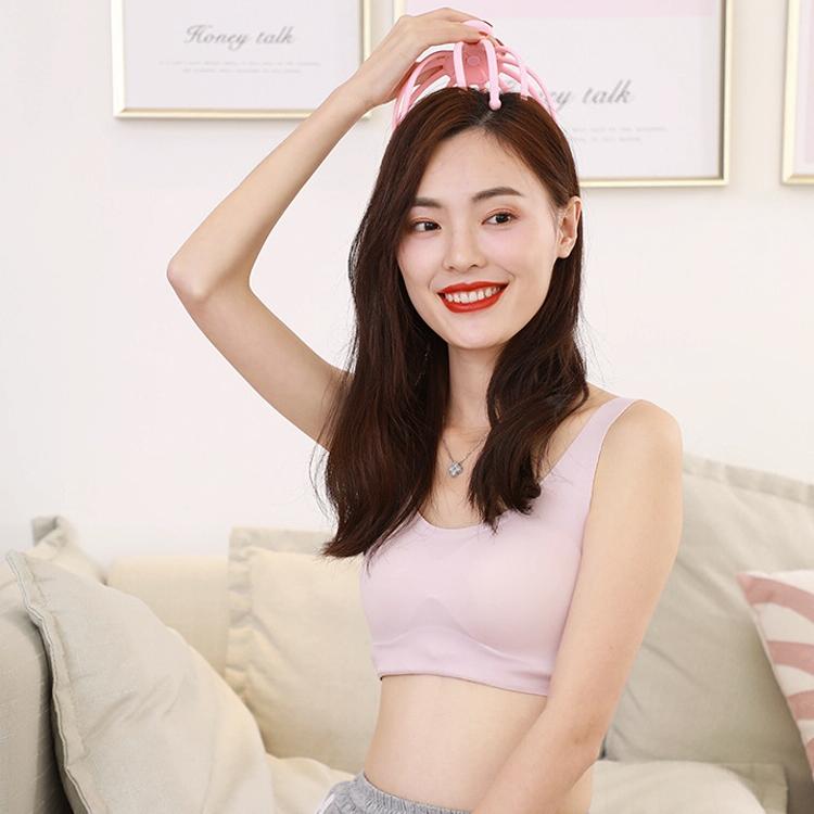 Rotating Octopus Head Massager Relaxing Ball Tool - Pink