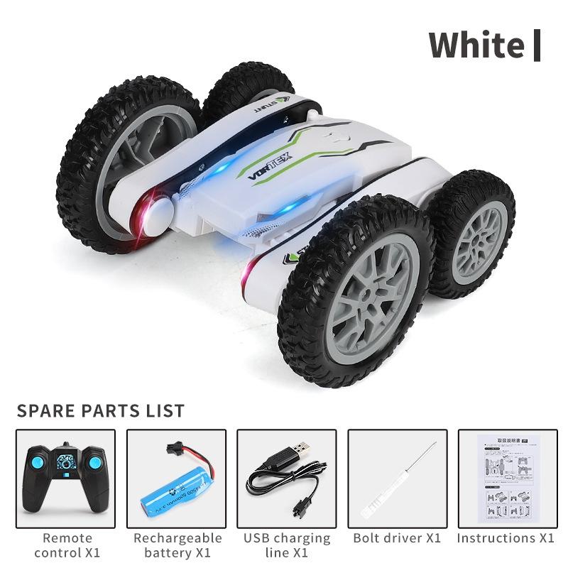 2.4g Rc Stunt Car - Double Deformation Twisting & Rotating - Black