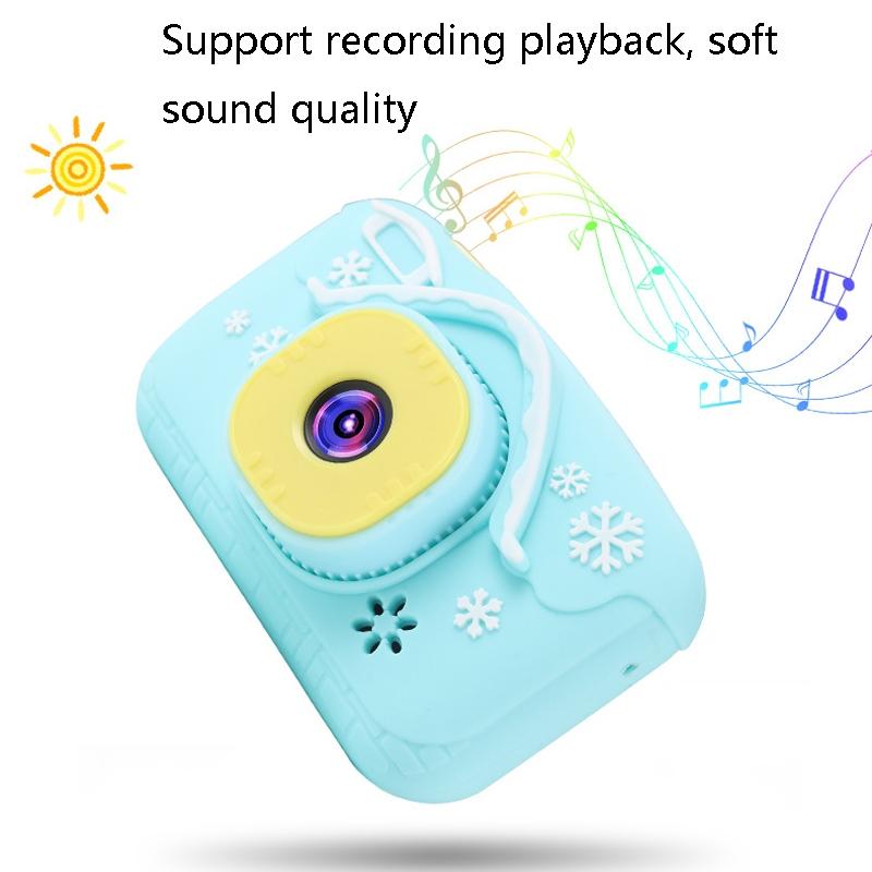 Mini Children Camera with 2.0 Hd Screen - V8 Digital Toy Camera - Blue