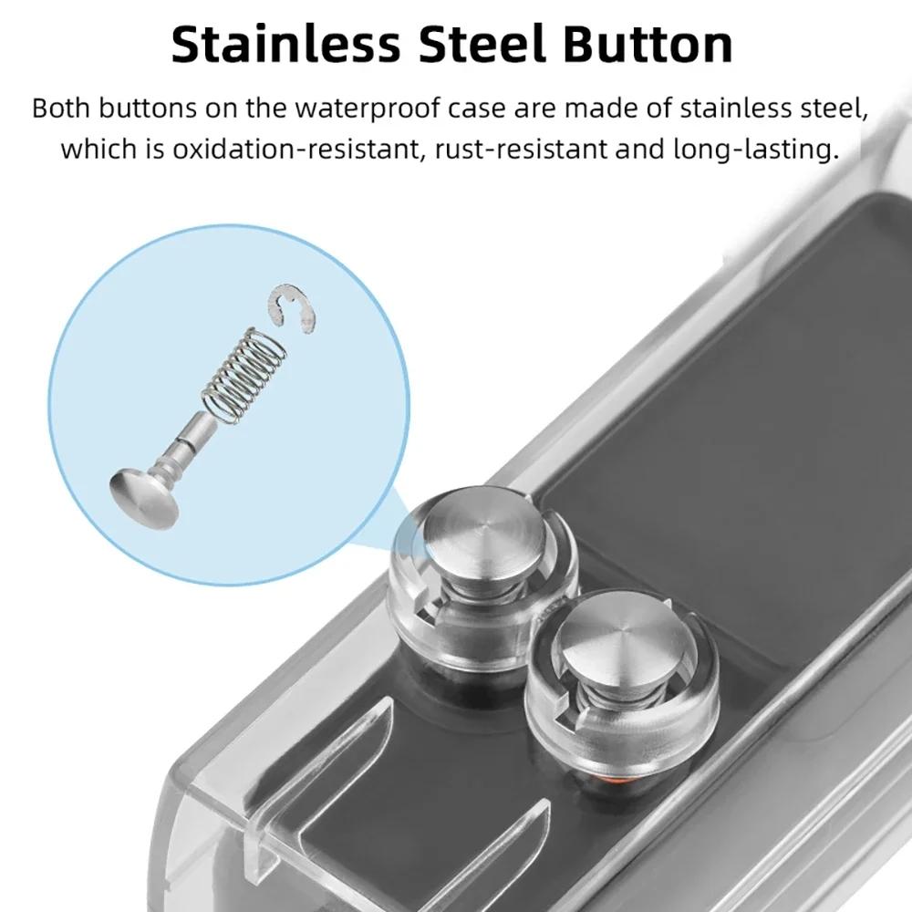 Waterproof Diving Housing for Dji Pocket 3 - 40m Depth - Black Handle