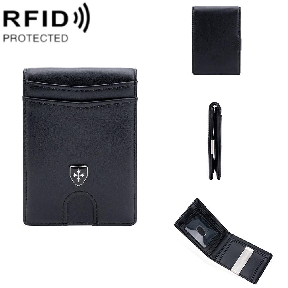 Secure Multi-card Wallet with Rfid Protection - Coffee