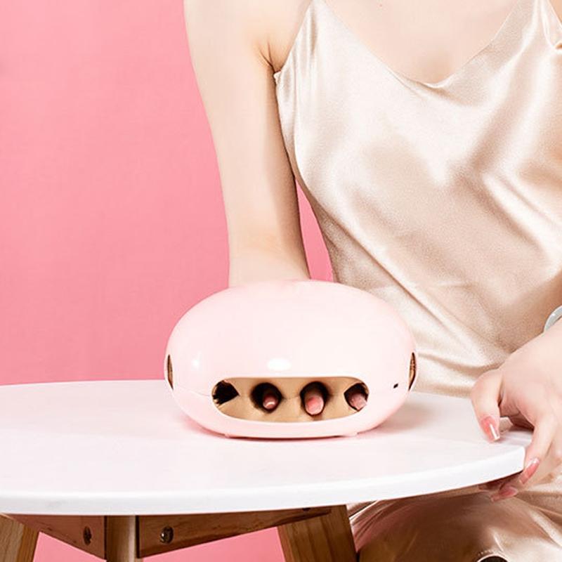 Rechargeable Hot Hand Massager K-901 Electric Airbag Kneading - Pink