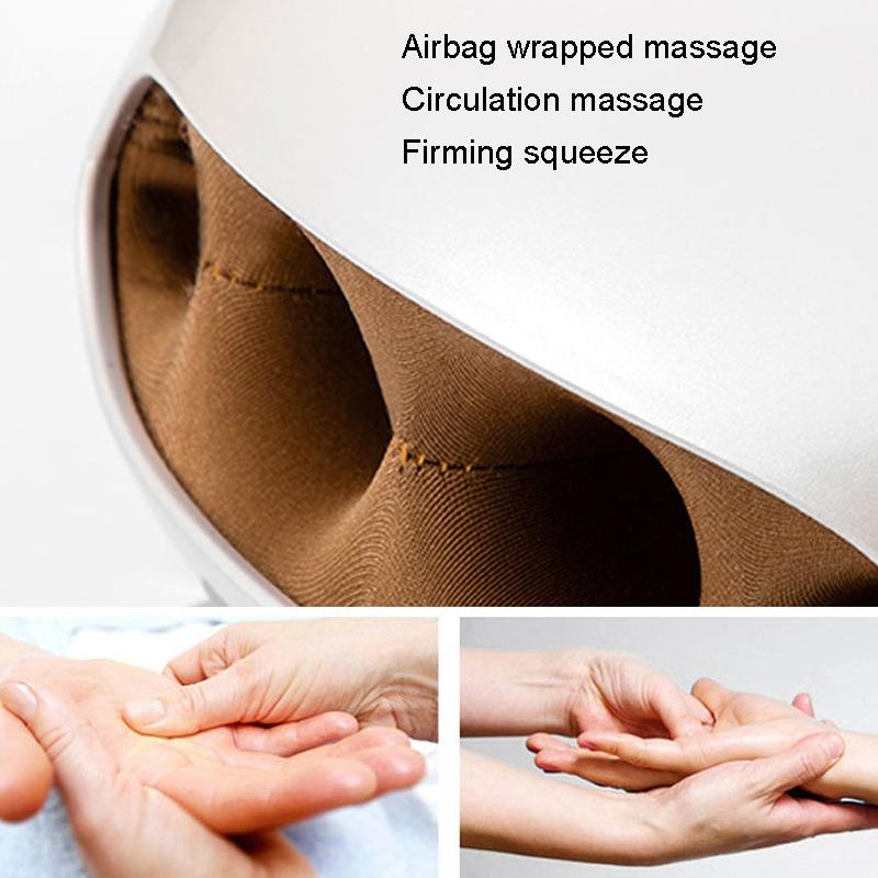 Rechargeable Hot Hand Massager K-901 Electric Airbag Kneading - Pink