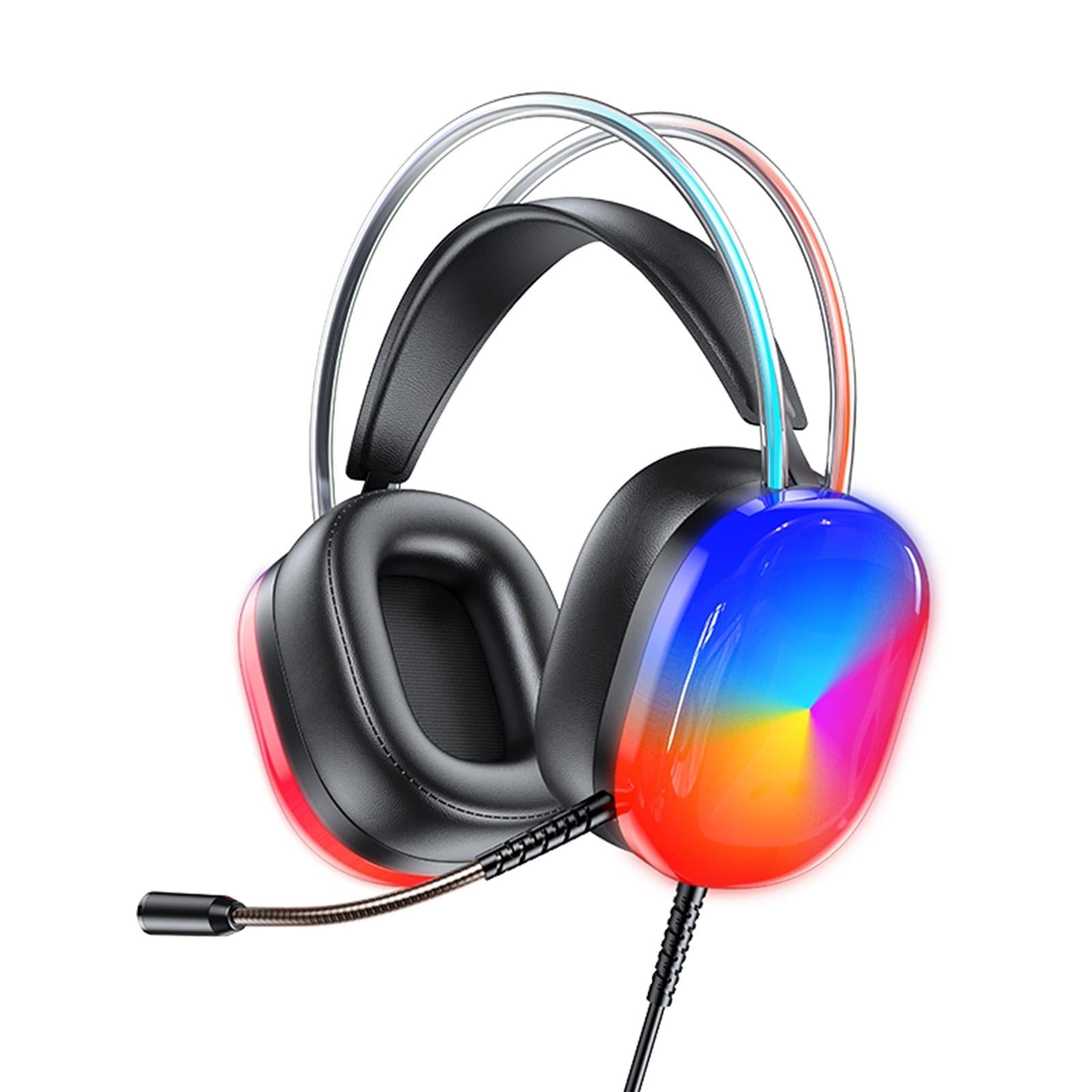 Pro Luminous Wired Headphones 2M Cable - White