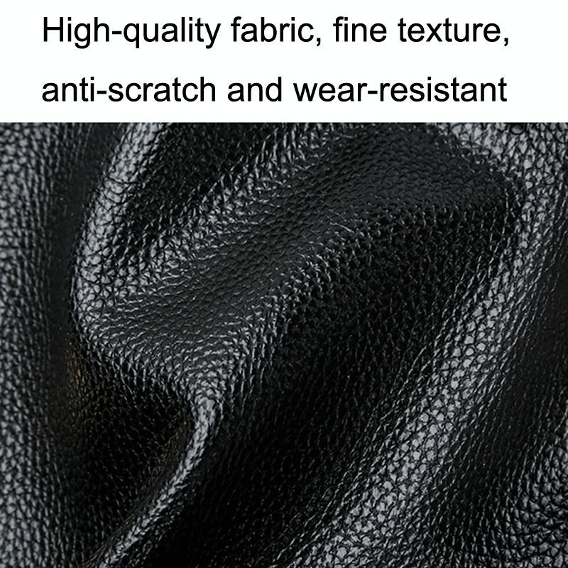 Leather Travel Backpack - Anti-theft Compact - Blue