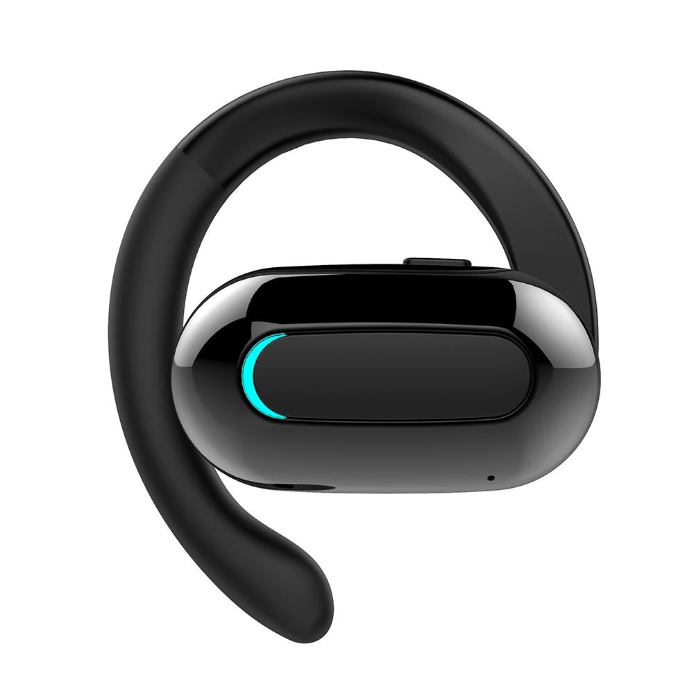 Rotatable Bluetooth Sports Earphones with Noise Reduction - Black Blue