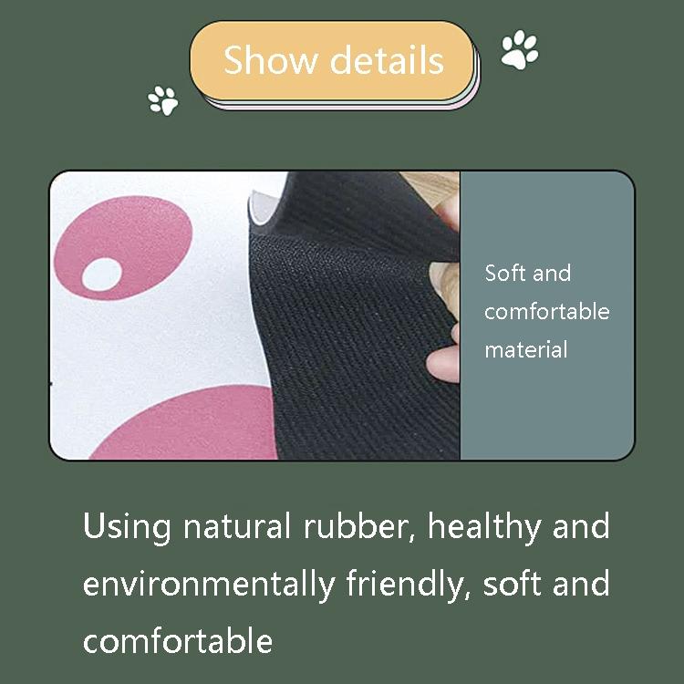 3 Piece Cute Cartoon Cat Claw Mouse Pad Set 280 X 250 X 3Mm - Aquamarine