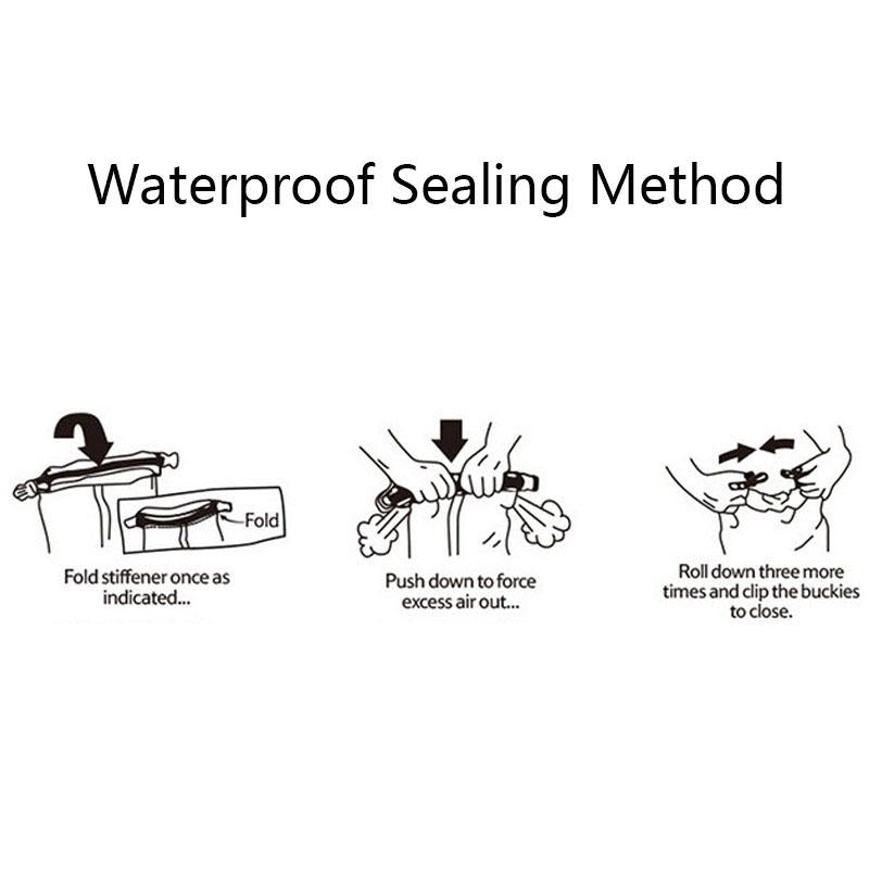 Waterproof Rafting Backpack For Outdoor Activities - Yellow Black