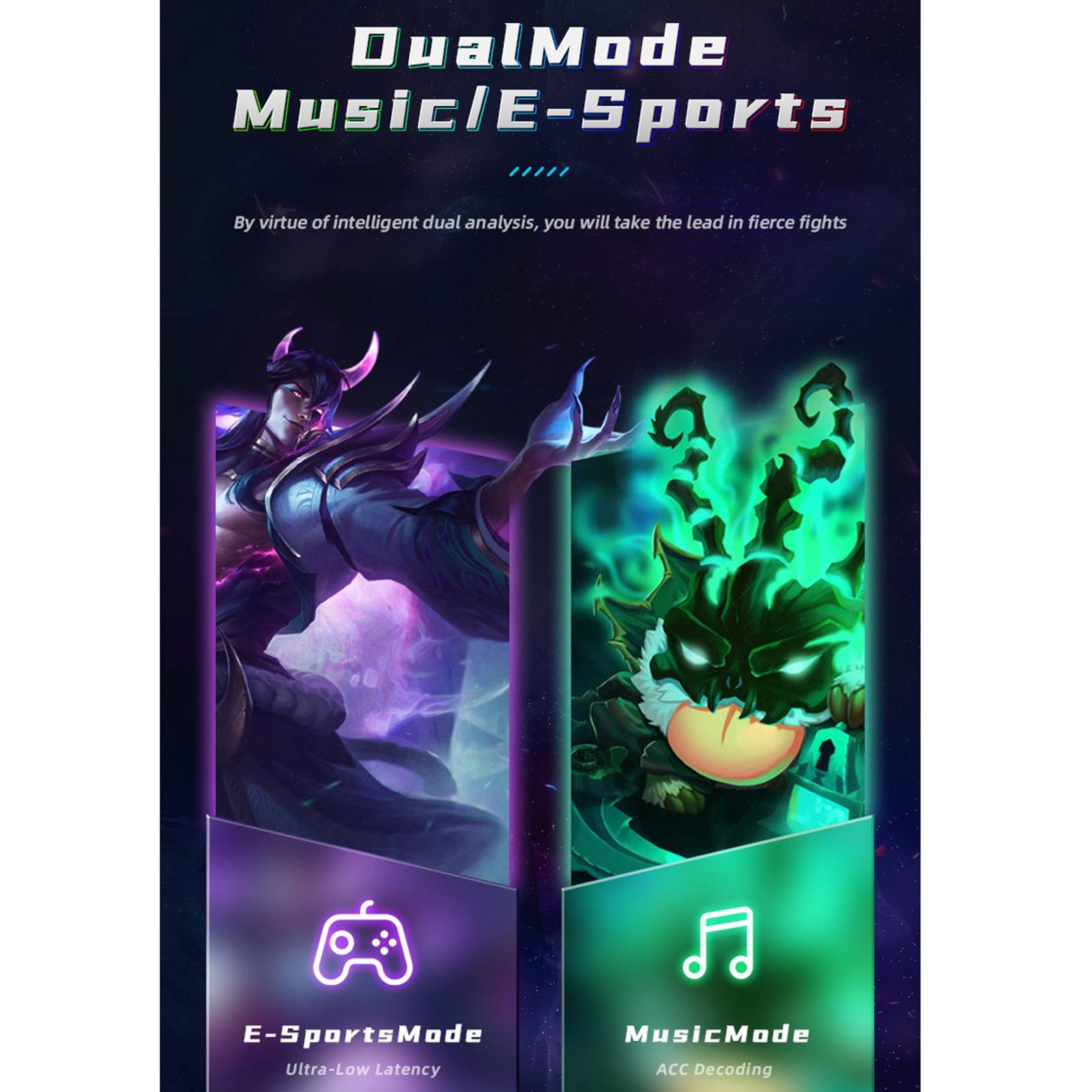 Wireless Gaming Bluetooth Earbuds Options - Blue