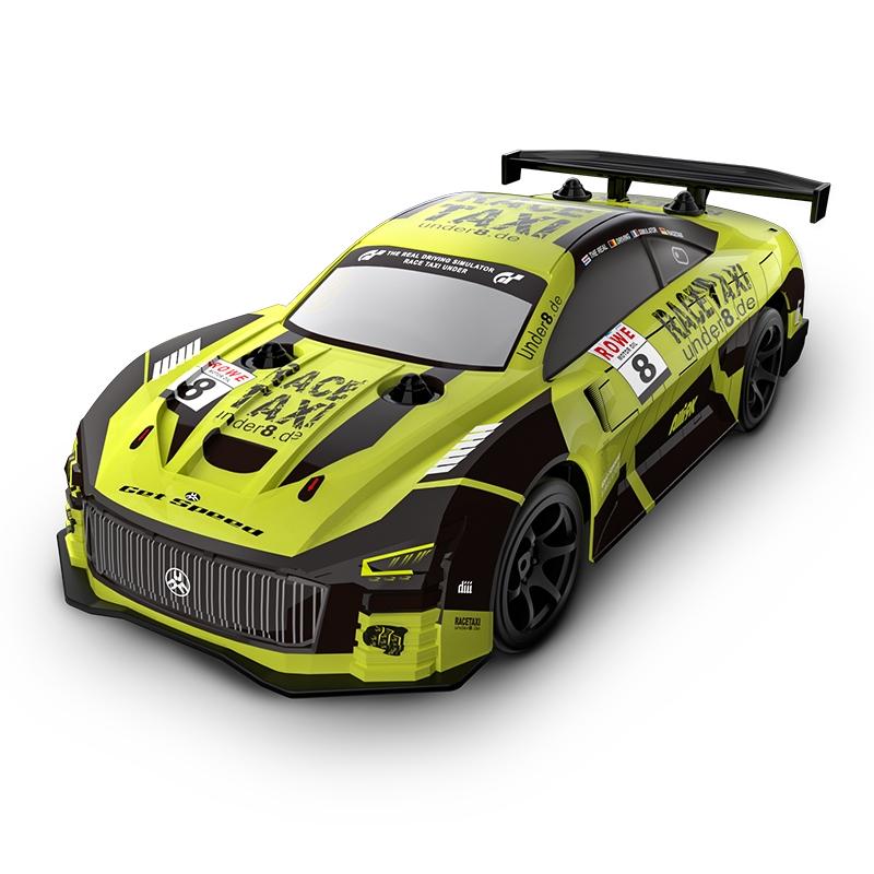 Remote Control 4wd Drift Car with Expulsion Light - Green