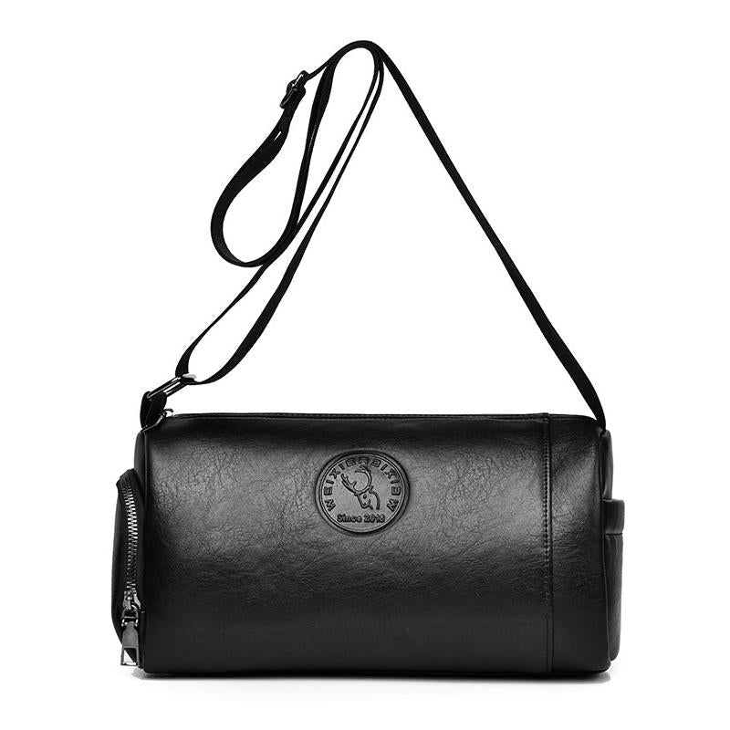 Waterproof Men Crossbody Backpack Large Capacity - Brown