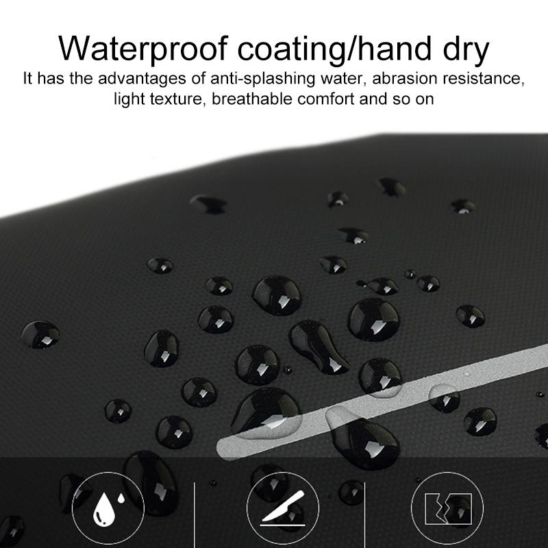 Secure Multi Layer Chest Bag For Outdoor Cycling - Black