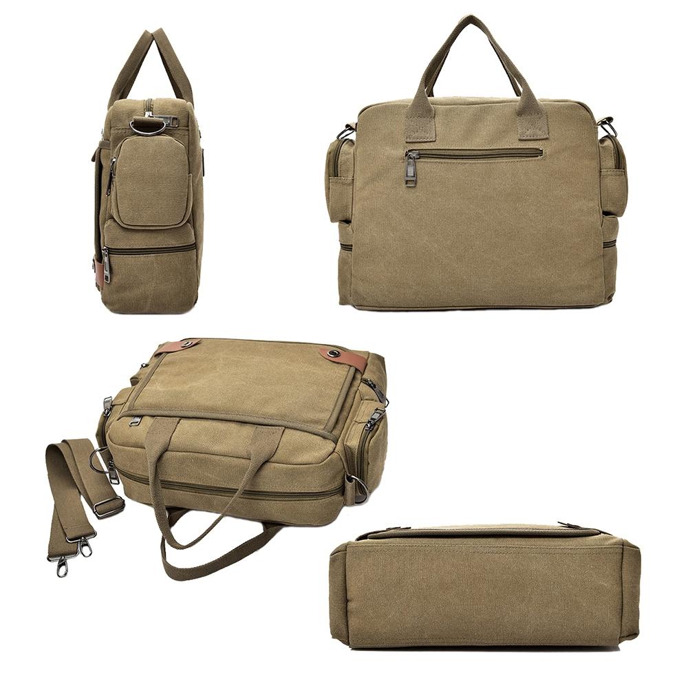 Waterproof Outdoor Laptop Bag Single Shoulder - Coffee