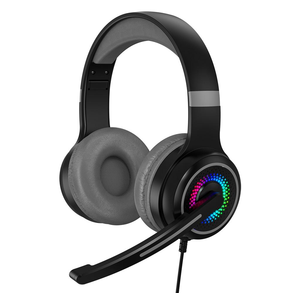 Led Bass Stereo Gaming Headset With Mic - White