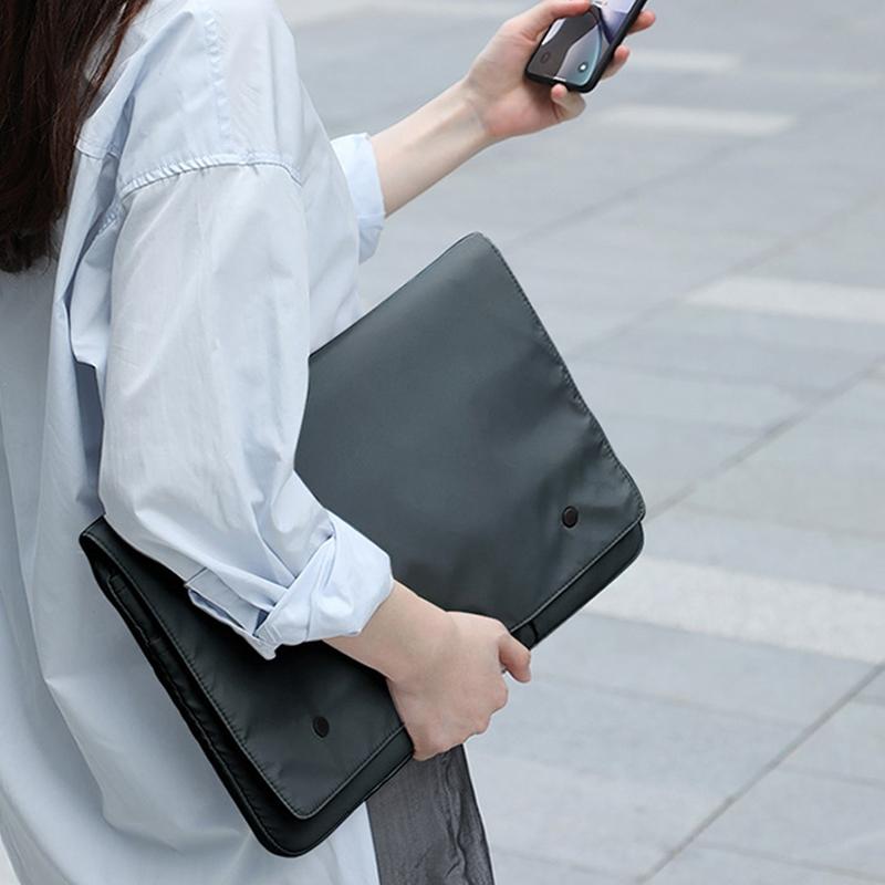 13 Inch Multi-layer Laptop Sleeve - Waterproof & Shock-absorbing Storage Bag - White - 13 Inch