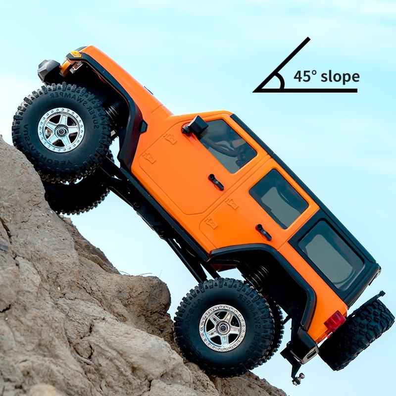 Off-road Climbing Rc Vehicle with 4wd Drive - Orange