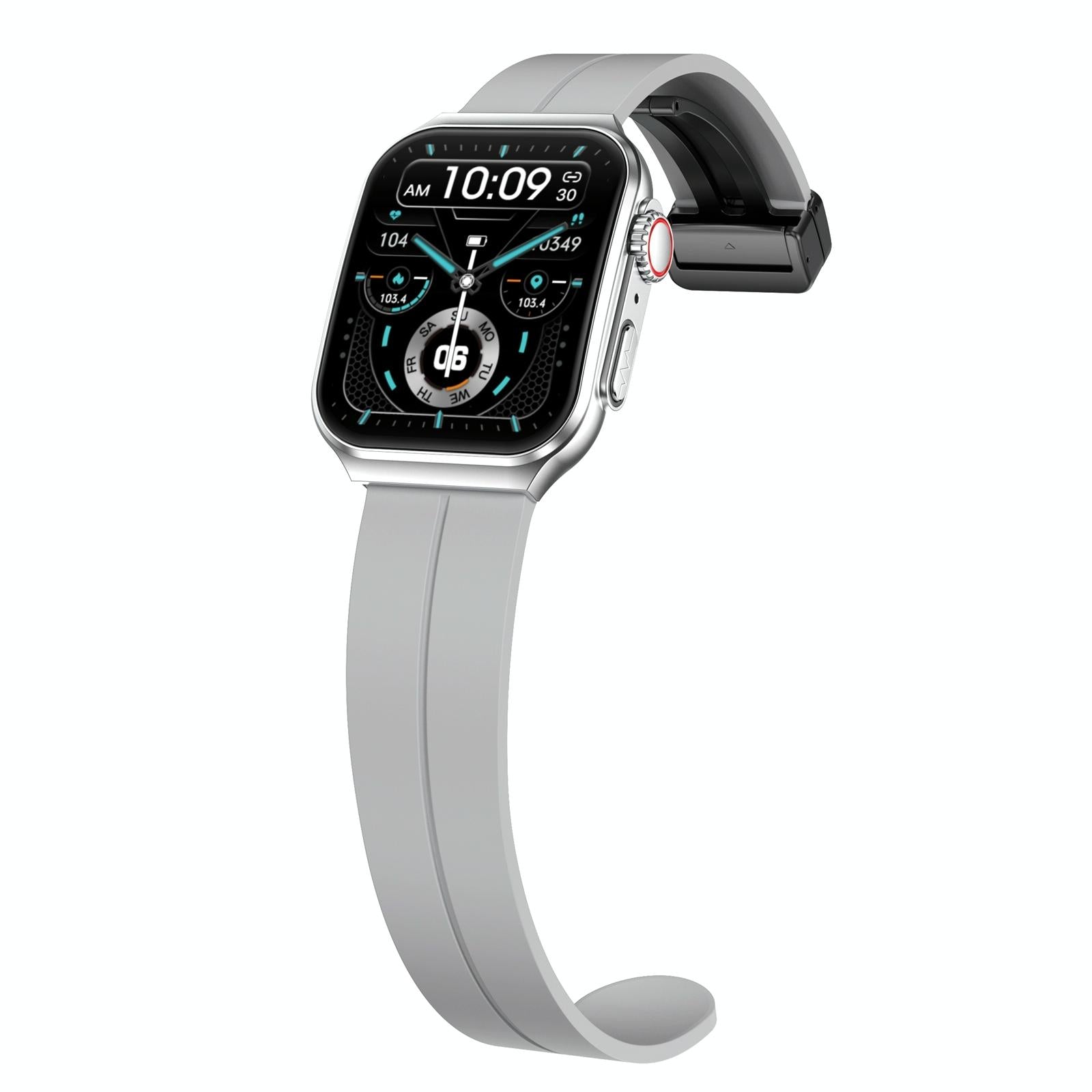 1.96 Inch Bt Call / Heart Rate / Blood Pressure / Blood Oxygen - Blue