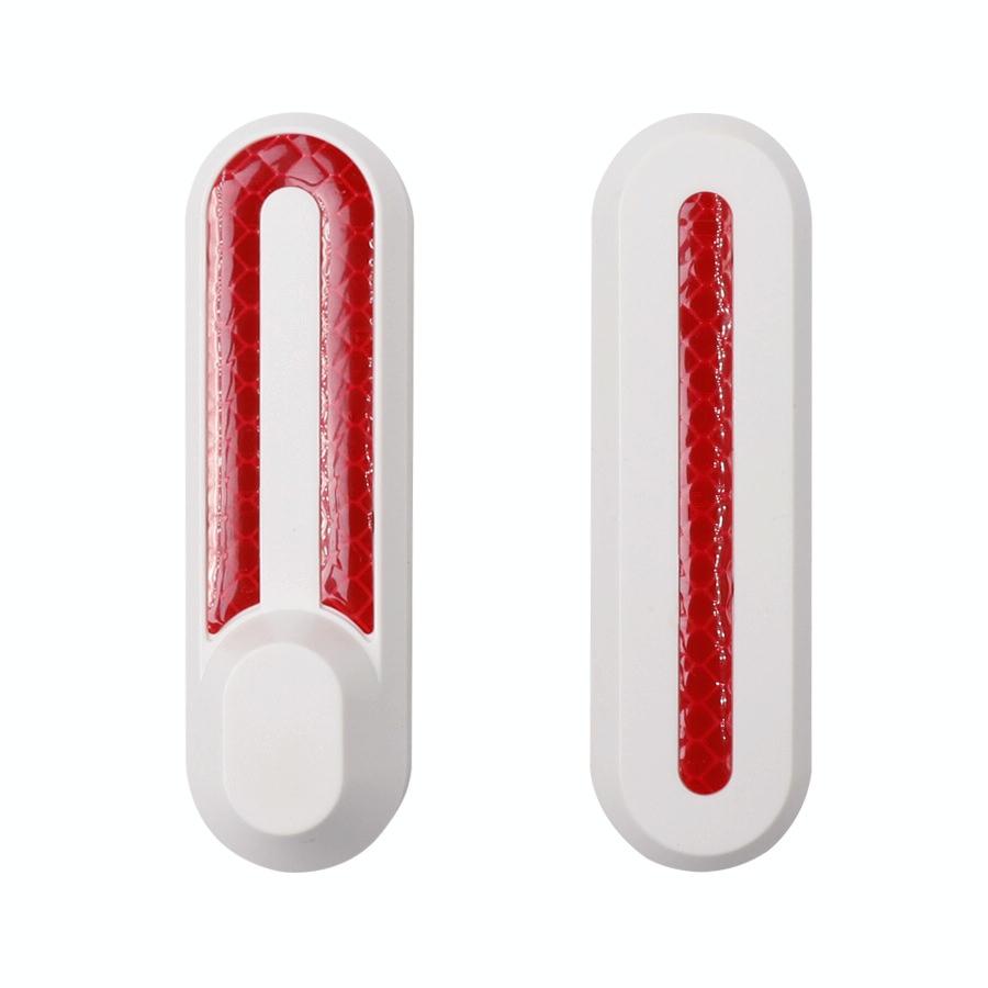 Xiaomi Mijia 1s / Pro Electric Scooter Wheel Cover Set with Reflective Strips - White