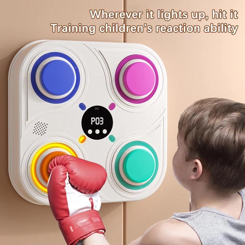 Bluetooth Music Display Boxing Target Toy For Children - Digital & Smart - Pink