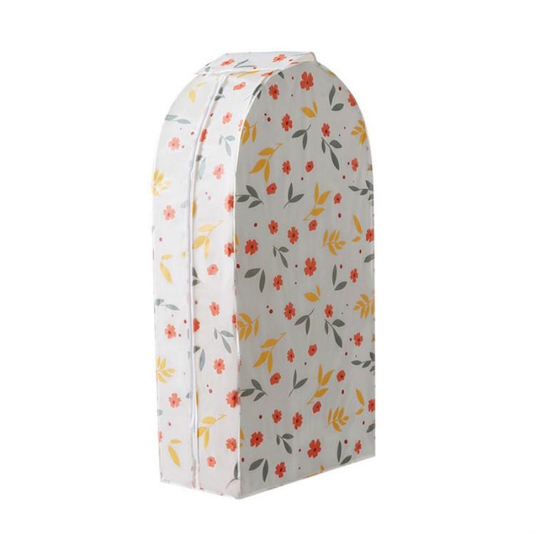 Small 3d Hanger Pocket Wardrobe with Dust Cover - Flowers