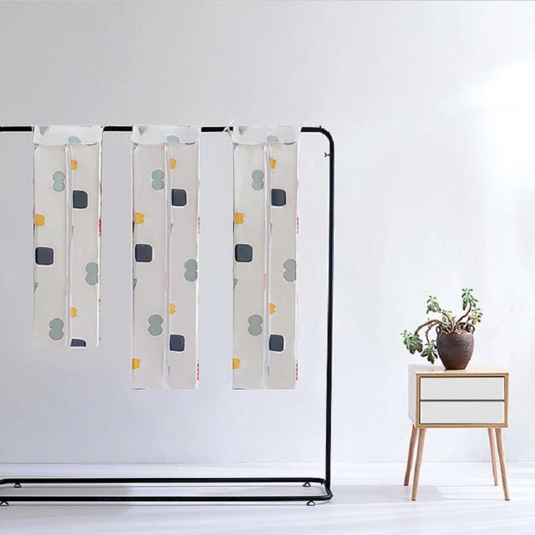 Small 3d Hanger Pocket Wardrobe with Dust Cover - Flowers