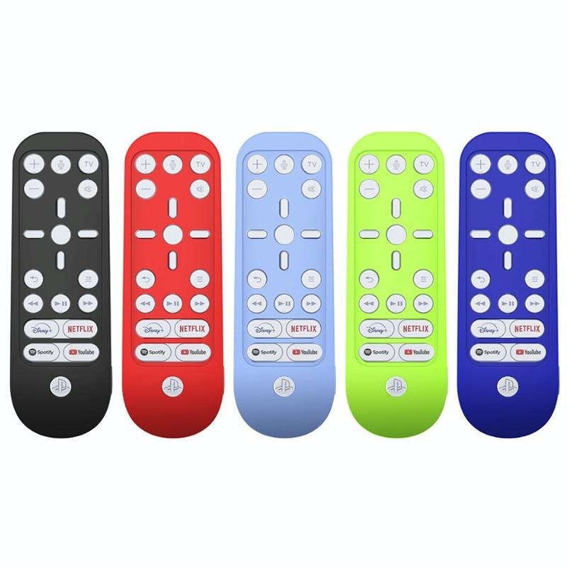 2-pack Silicone Remote Control Cover for Ps5 Media Remote - Red