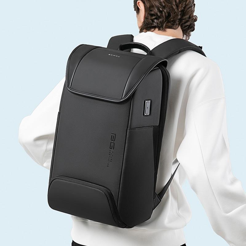 Men Anti-theft Backpack - Secure & Stylish - Gray
