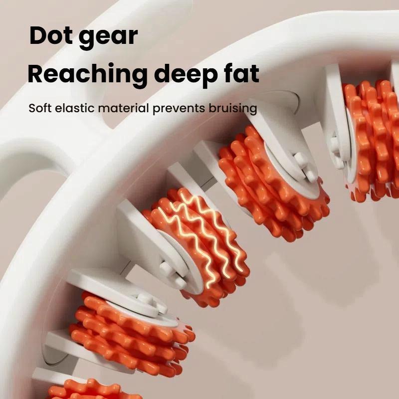 Kedu Slimming Leg Roller Inner Thigh & Calf Massager - Brick Red