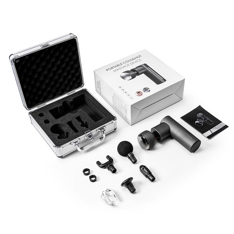 Brushless Massager With Hot Compress For Muscle Relaxation - Grinding White