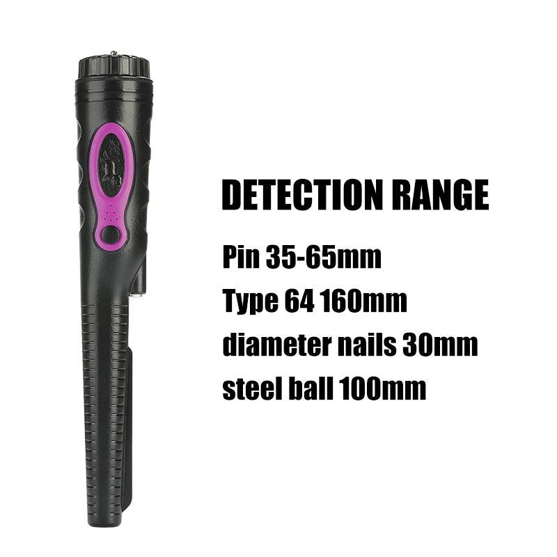 Outdoor Handheld Metal Detector for Treasure Hunting - Black Green