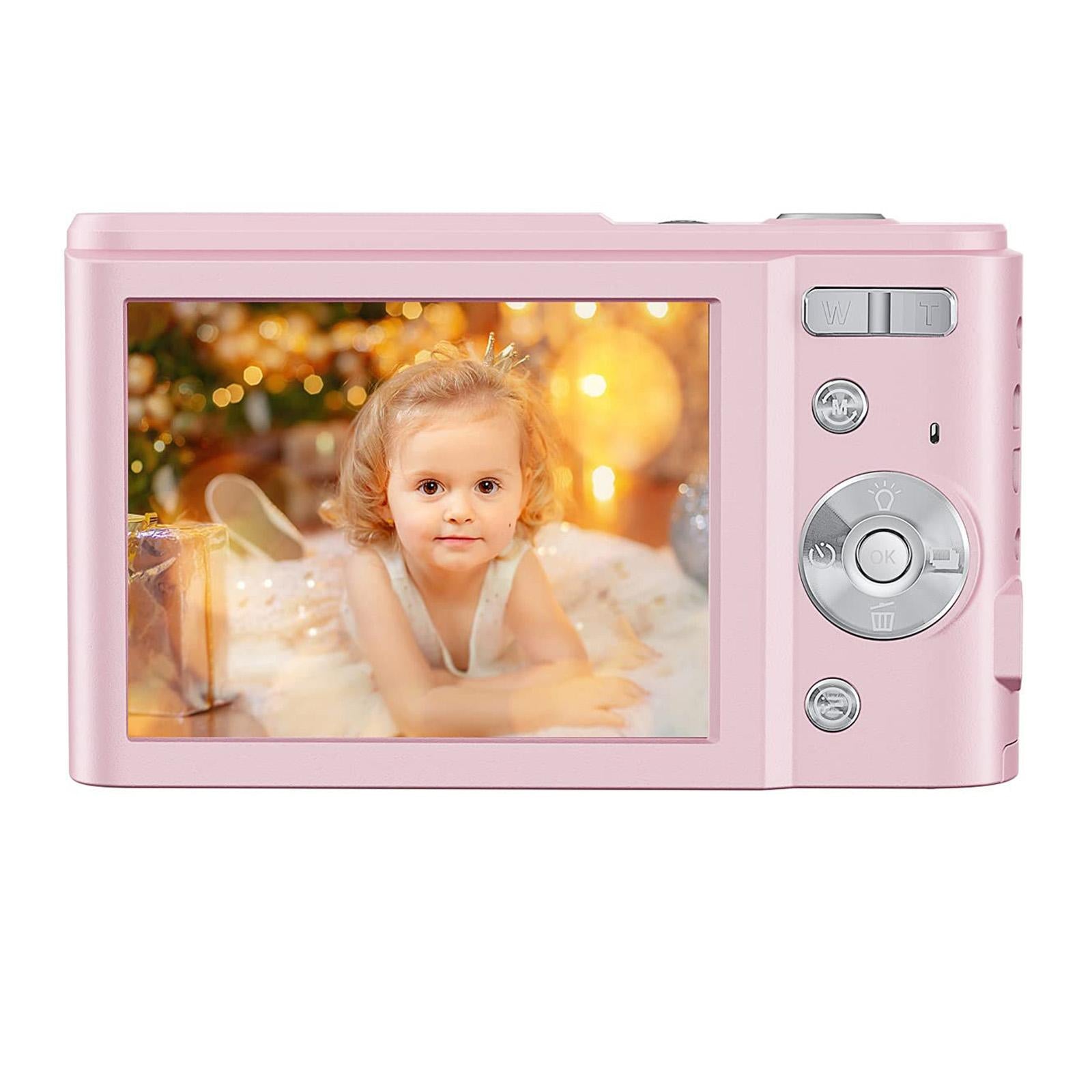 36mp 2.7k Full Hd Digital Camera with 16x Zoom for Children - 2.4 Inch Screen - Black