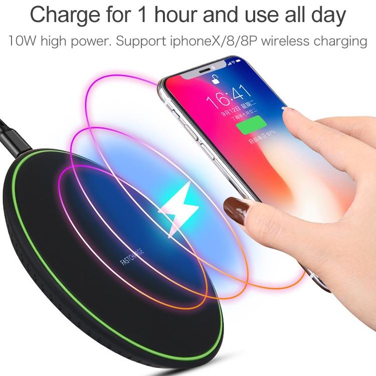 10W Ultra Thin Wireless Charger Black