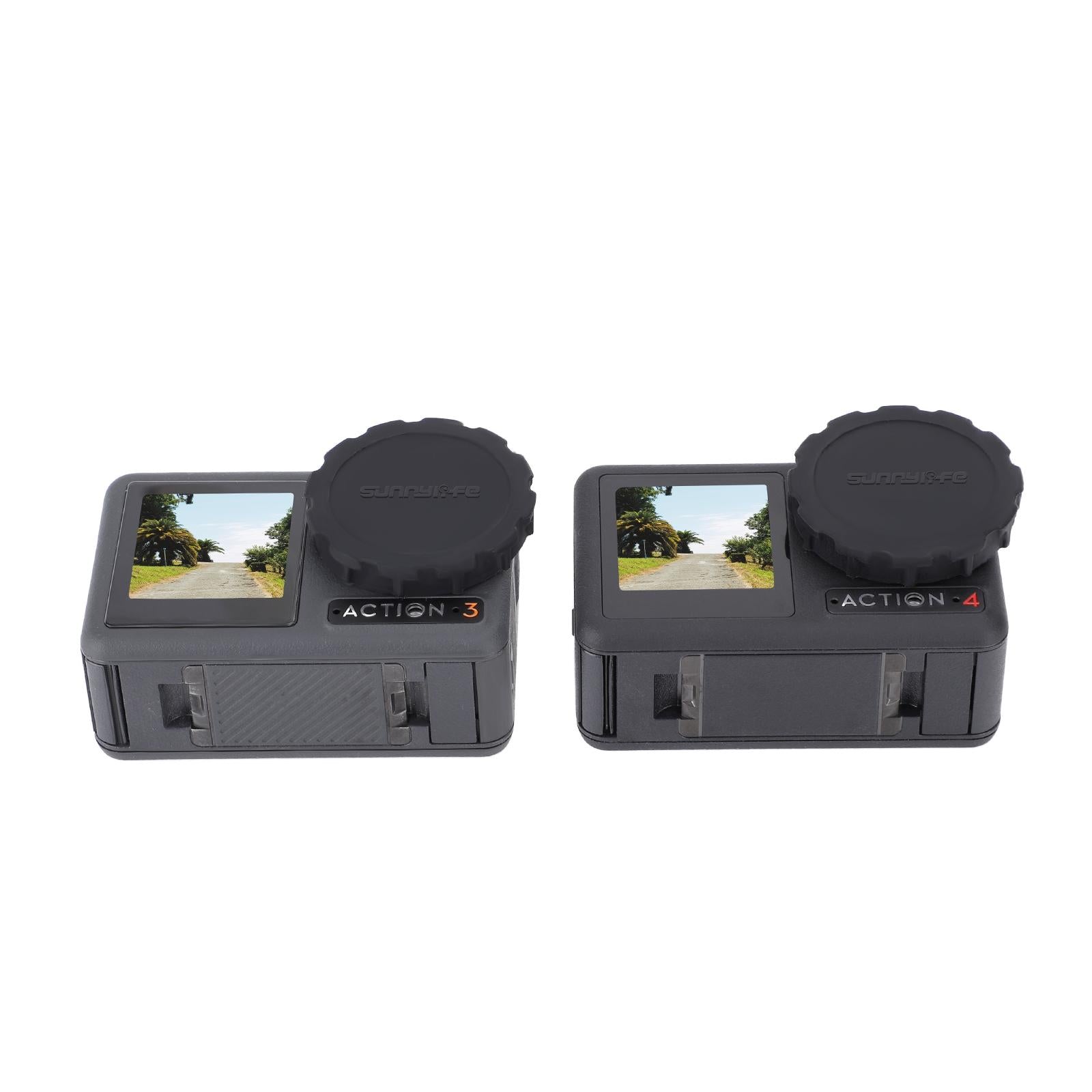 2-pack Camera Lens Cap for Dji Action 3 / 4 - Scratch Resistant