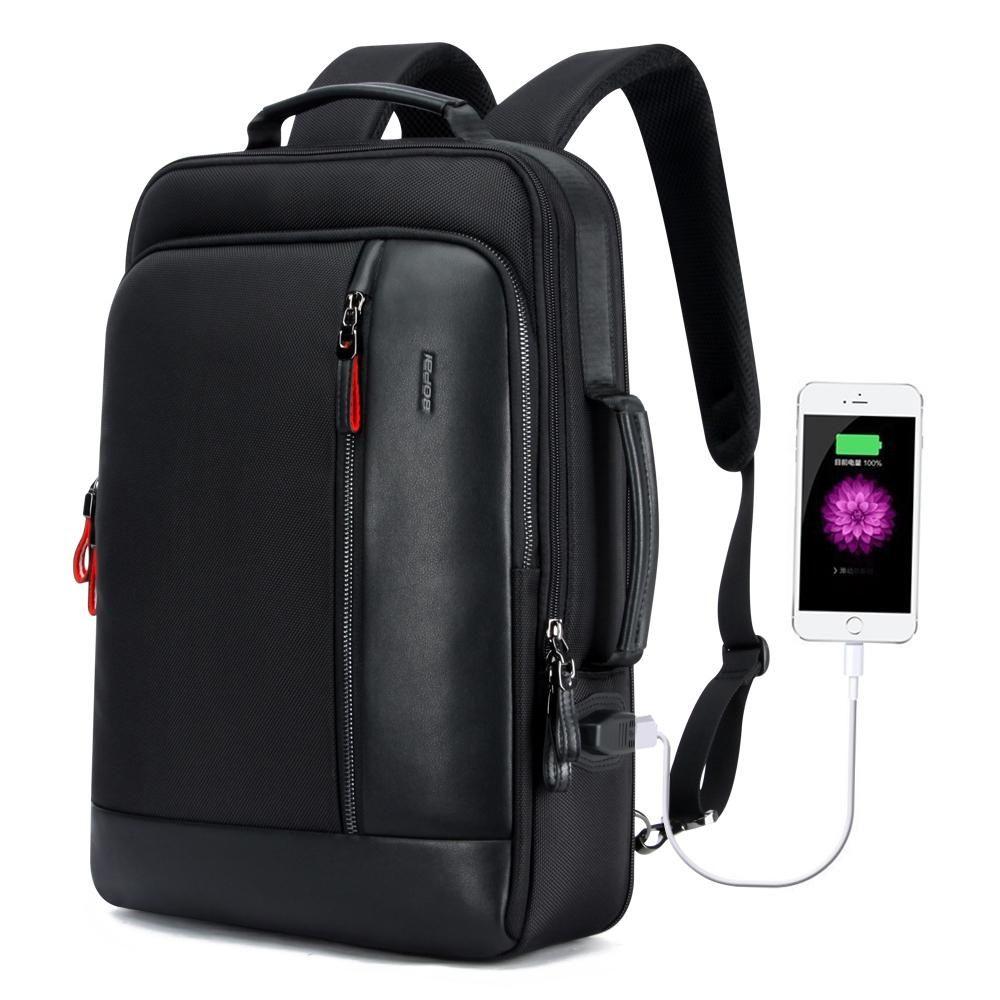 Large Capacity Business Laptop Backpack With Usb Port - Breathable & Stylish Black 30X15X44Cm