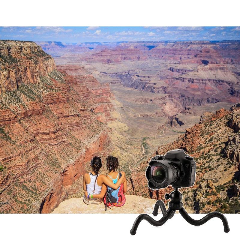 Versatile Octopus Tripod for Slr Cameras Gopro and Phones - Ball Head