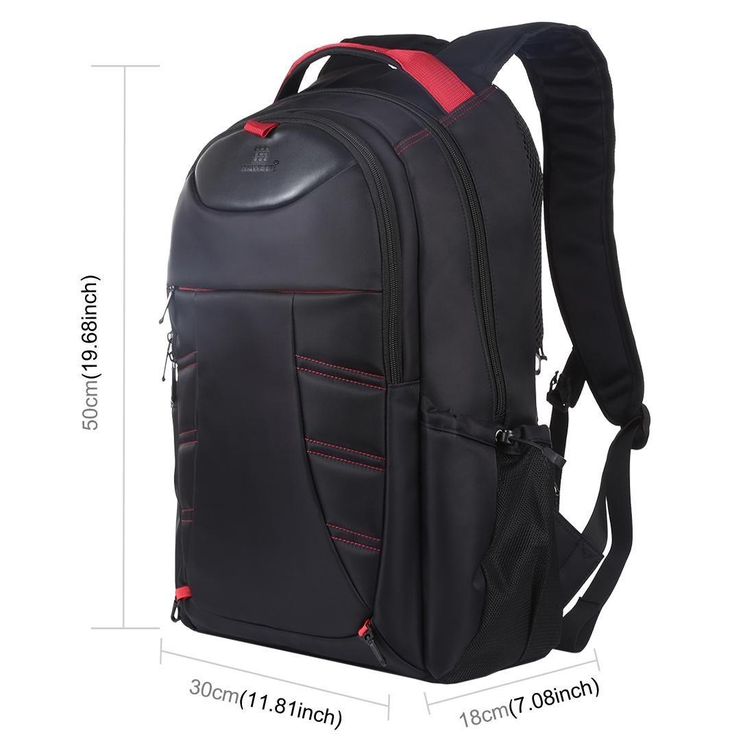 Portable Dual-Shoulder Laptop Backpack - Foldable & Removable Black