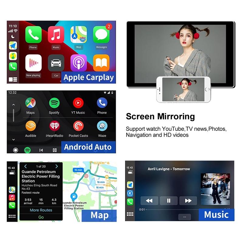 Wireless Carplay Adapter For Android / Apple - Usb Bluetooth Module
