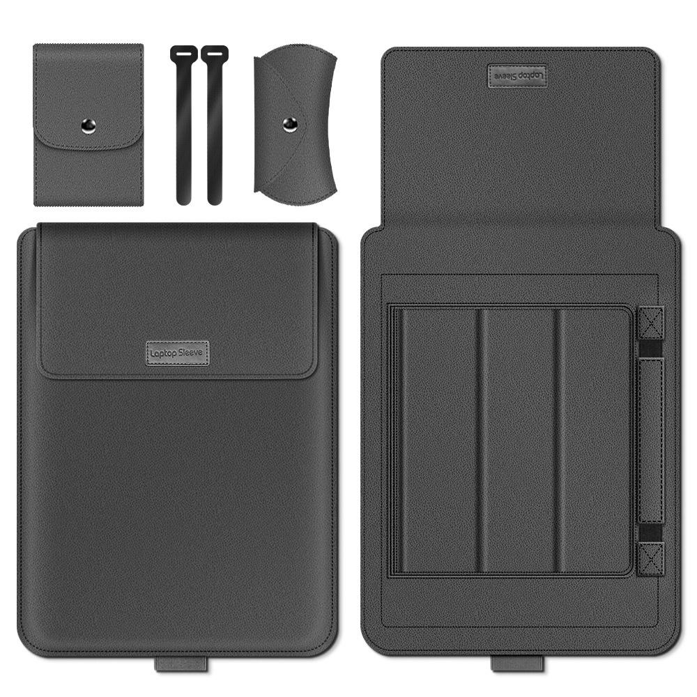 15 Inch 4-in-1 Computer Bracket Liner and Storage Bag - Black