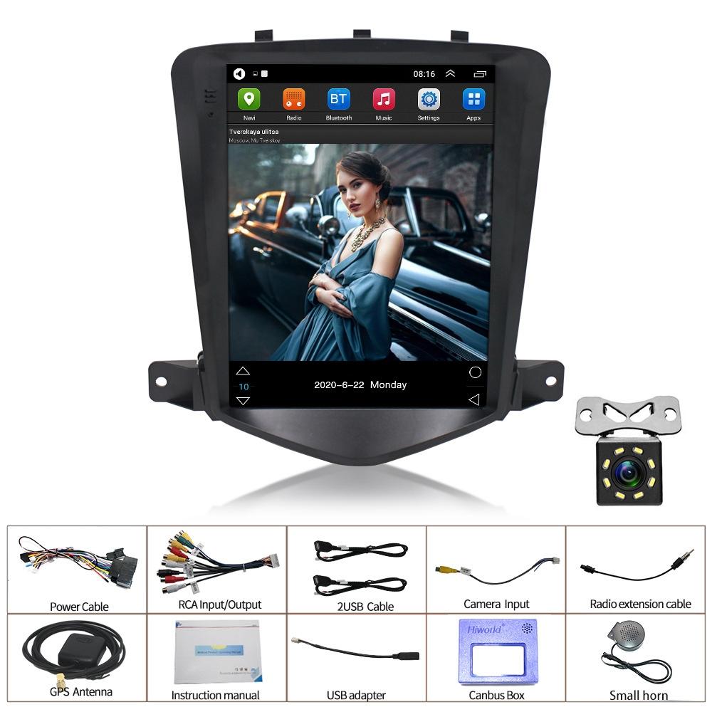 9.7 Inch Navigation For Chevy Cruze - Standard + 8 Cam - 2 + 32G