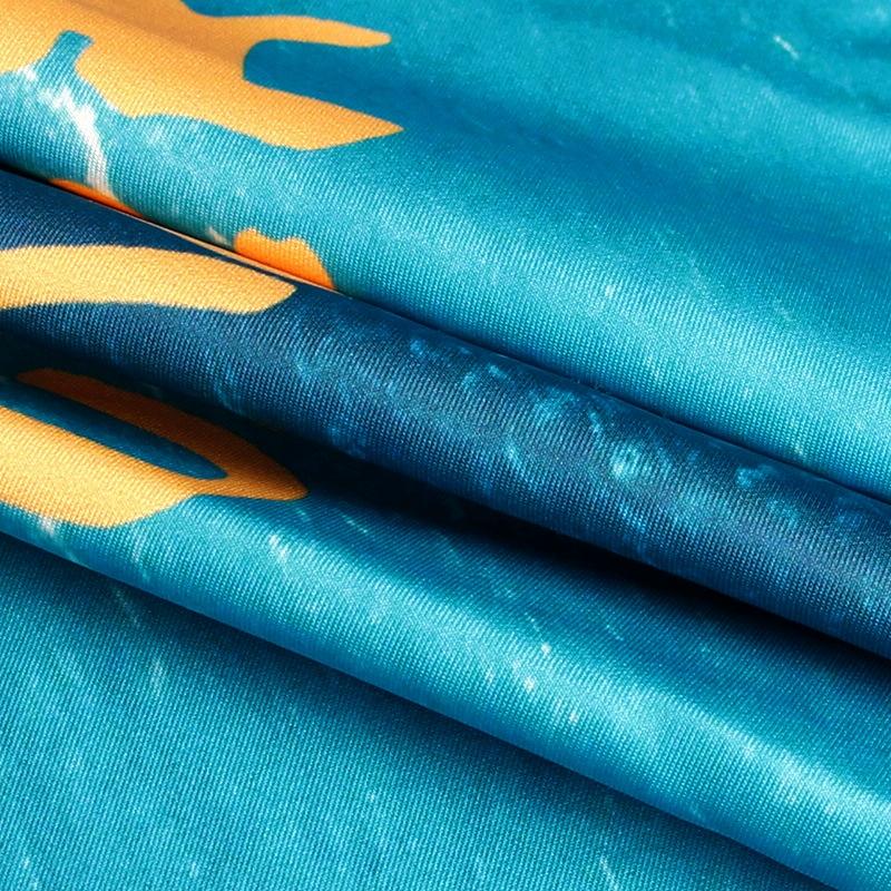 Protective Cover for Trolley Luggage - Durable and Dustproof - Large Size - Deep Sea Whale - L