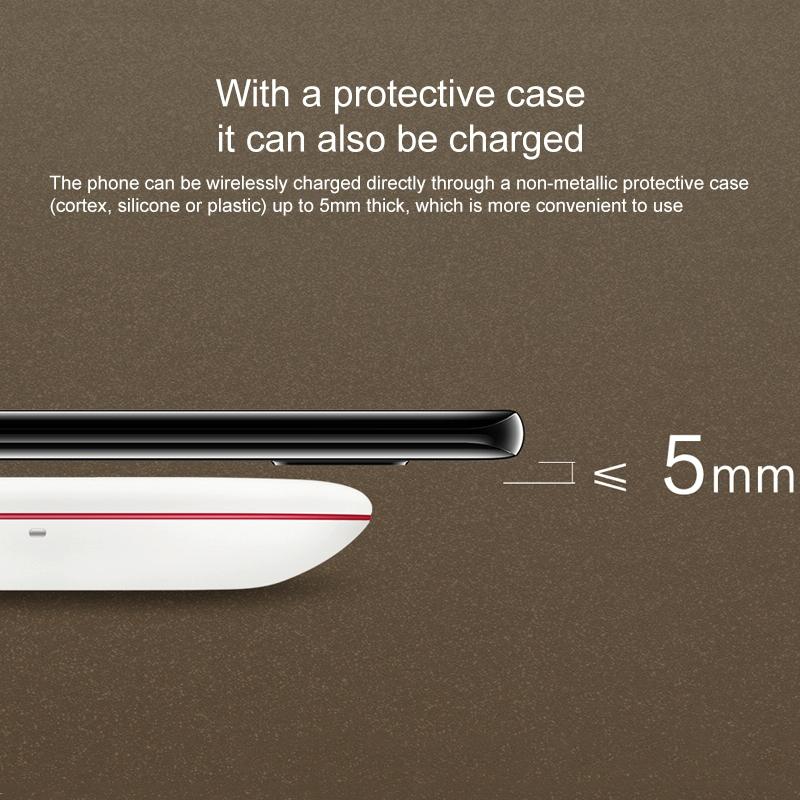 15W Fast Wireless Charger With 5A Cable & 10V / 4A Plug
