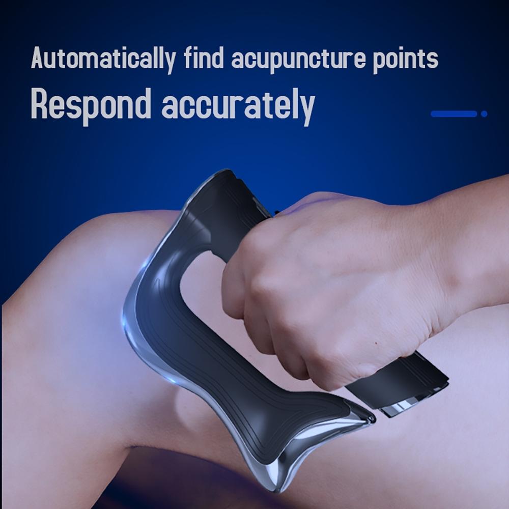 Electric Cervical Spine Massage Instrument Vibration Therapy For Myofascial Muscles - Black