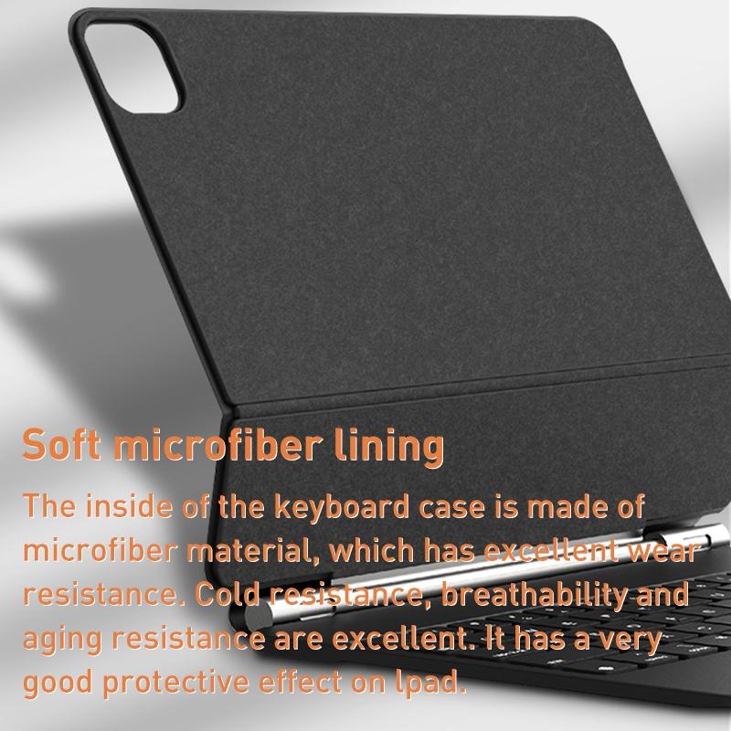 2022 T89 Magic Bluetooth Keyboard Leather Case For Ipad 10.9 Gen 10 - Black