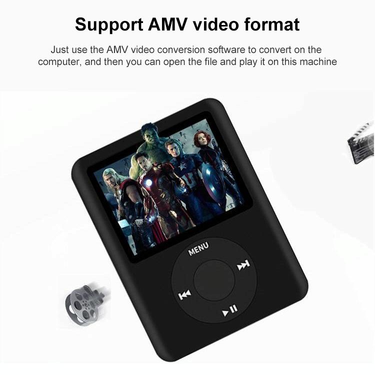 1.8 Inch Tft Mp4 Player W / Tf Slot Recorder Fm E Book & Calendar - Black