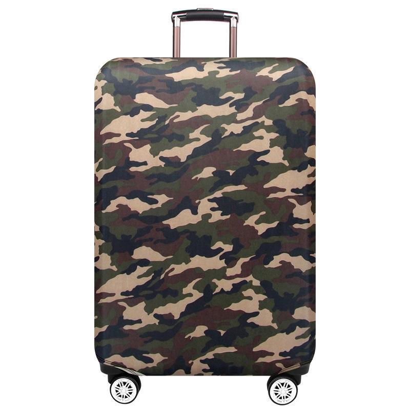 Xl Dustproof Travel Trolley Suitcase Cover - Wear-resistant - Camouflage 2