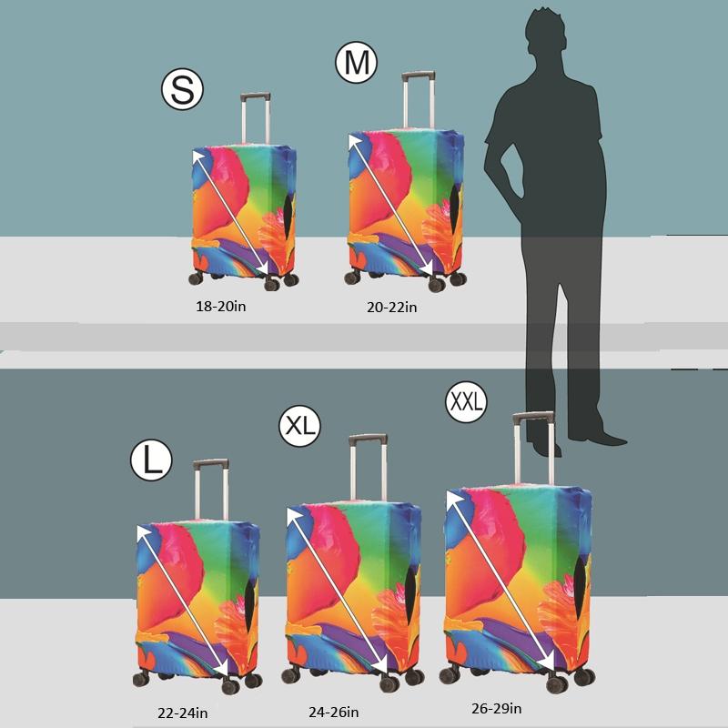 Travel Trolley Case Dustproof Sleeve - Fits 18-20 Inch Luggage - Protects from Dust and Wear - T-004 - For 24-26 Inch Xl