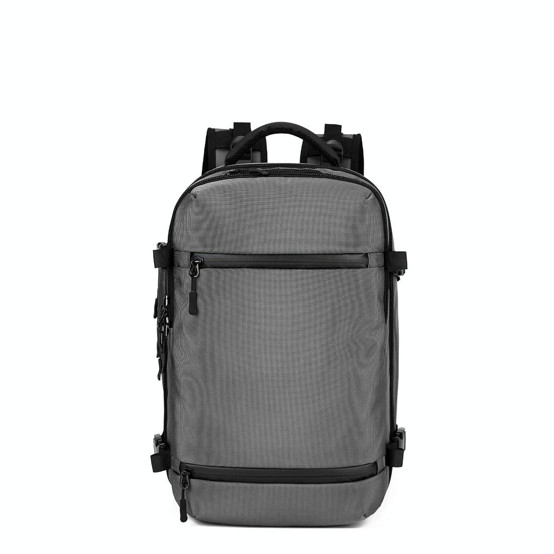 17 Inch Waterproof Usb Shoulder Backpack for Travel - Black