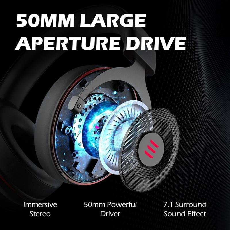 Usb Gaming Headset With 7.1 Surround Sound & Mic