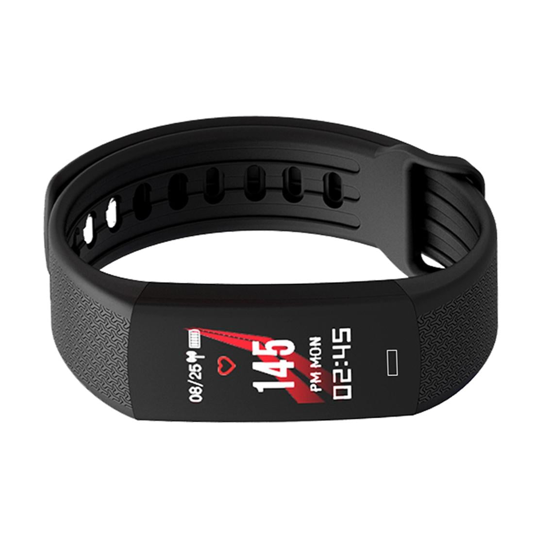 Fitness Tracker With Heart Rate Monitor - Tft Display - Black